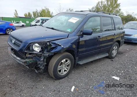 2004 Honda Pilot Ex-L from USA, damaged, VIN 2HKYF18654H536614